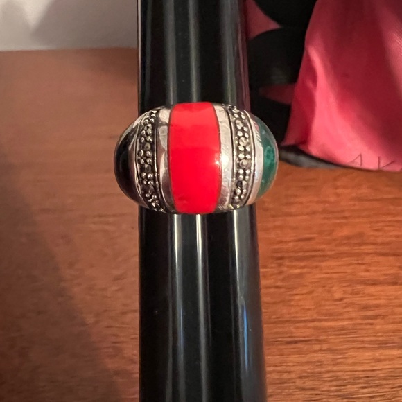 Vintage multi stone ring size 7.25 - Picture 6 of 6